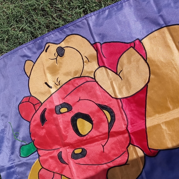 Winnie The Pooh Outdoor Halloween Flag Measures: 39" X 27" - Picture 3 of 4